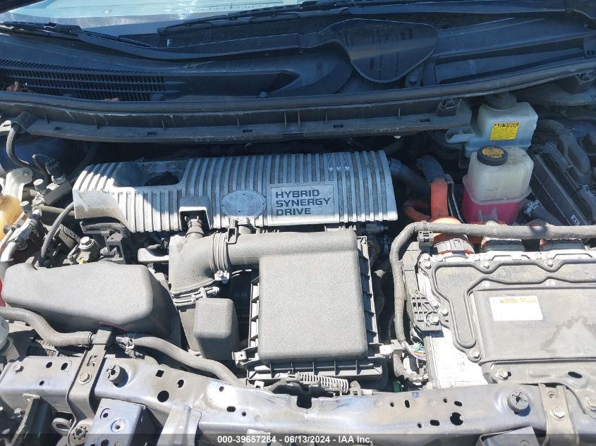 2013 Toyota Prius Two VIN: JTDKN3DU2D1658430 Lot: 39657284