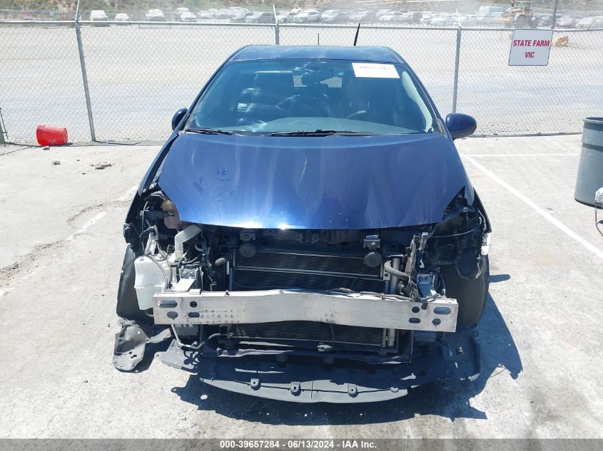 2013 Toyota Prius Two VIN: JTDKN3DU2D1658430 Lot: 39657284