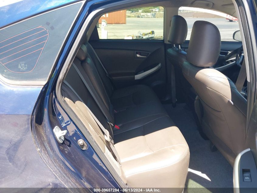 2013 Toyota Prius Two VIN: JTDKN3DU2D1658430 Lot: 39657284