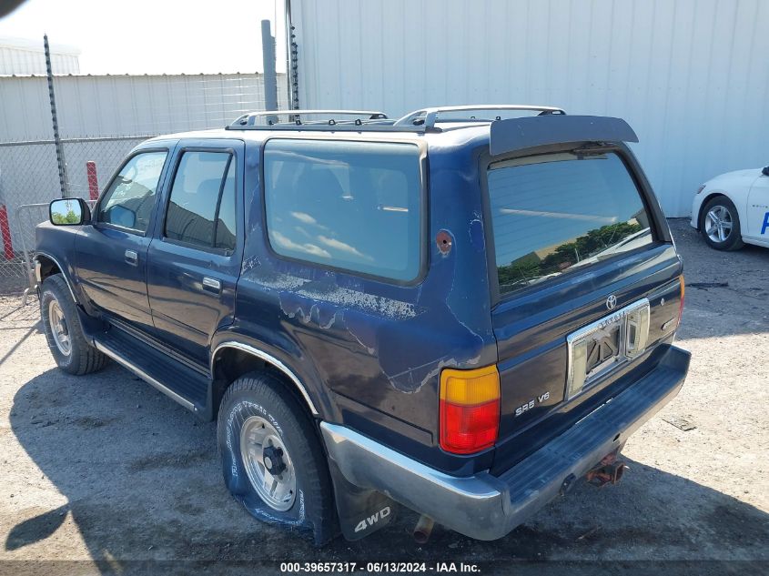 1993 Toyota 4Runner Vn39 Sr5 VIN: JT3VN39W8P0098242 Lot: 39657317