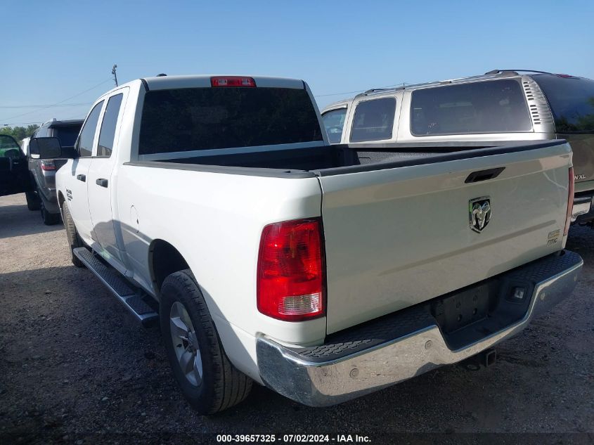 2019 Ram 1500 Classic Tradesman Quad Cab 4X2 6'4 Box VIN: 1C6RR6FG7KS643643 Lot: 39657325