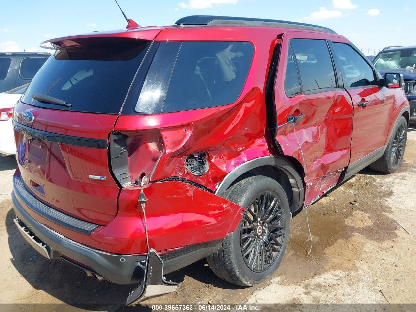 2018 Ford Explorer Sport VIN: 1FM5K8GT5JGB44100 Lot: 39657363