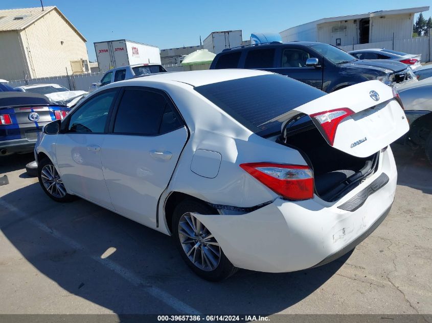 2015 Toyota Corolla Le Plus VIN: 5YFBURHE0FP278669 Lot: 39657386