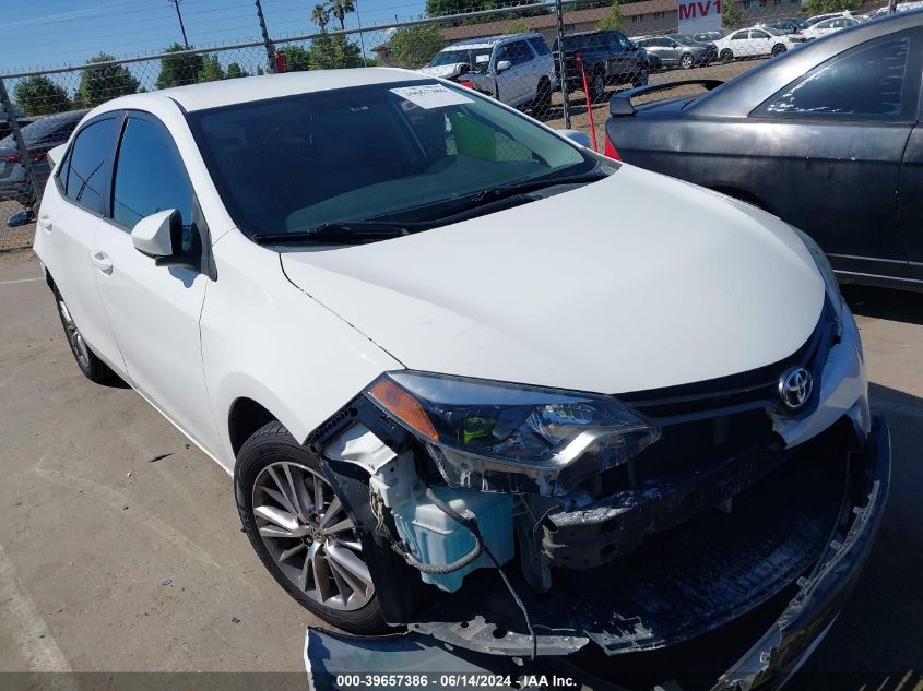 2015 Toyota Corolla Le Plus VIN: 5YFBURHE0FP278669 Lot: 39657386