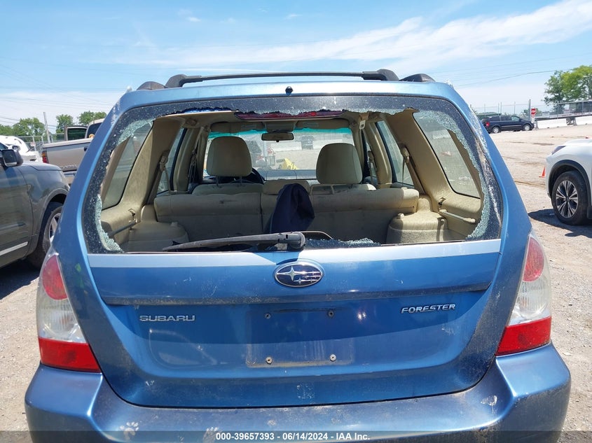 2007 Subaru Forester 2.5X VIN: JF1SG63687H709915 Lot: 39657393