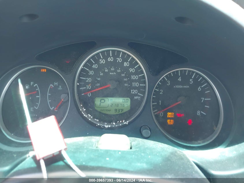 2007 Subaru Forester 2.5X VIN: JF1SG63687H709915 Lot: 39657393