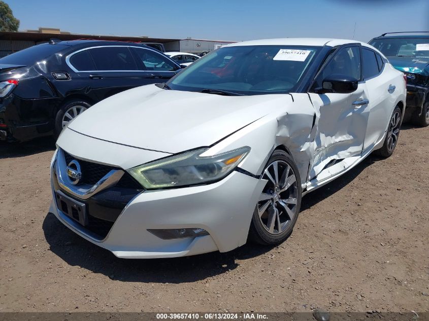 2016 Nissan Maxima 3.5 S VIN: 1N4AA6AP8GC413766 Lot: 39657410