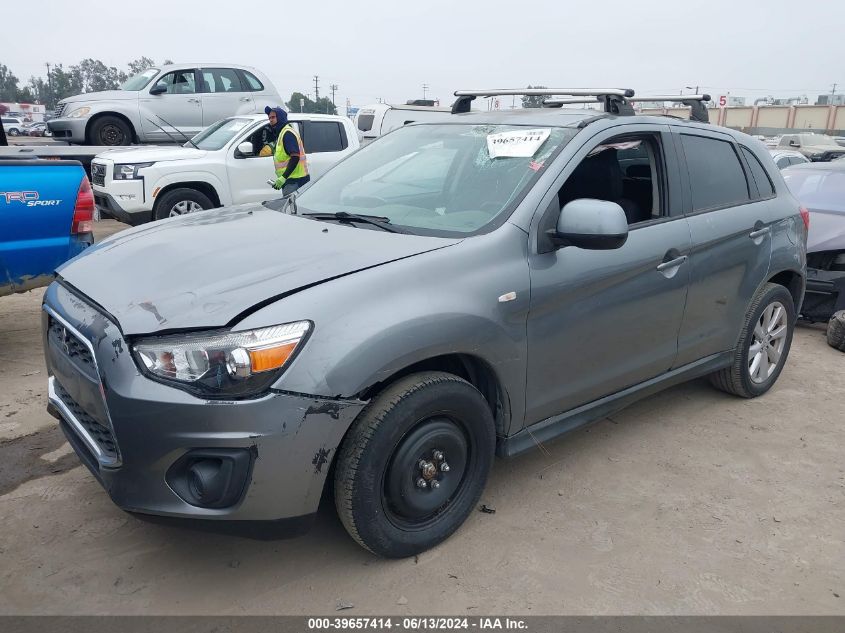 2015 Mitsubishi Outlander Sport Es VIN: 4A4AP3AW7FE056378 Lot: 39657414