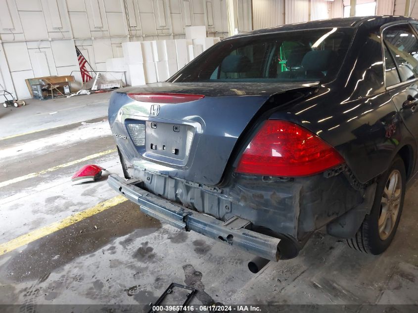 2006 Honda Accord 2.4 Se VIN: 1HGCM56306A087967 Lot: 39657416