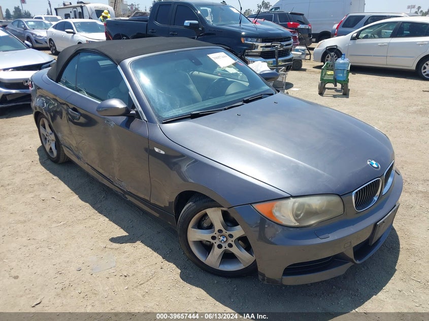 2008 BMW 135I VIN: WBAUN93568VF56083 Lot: 39657444