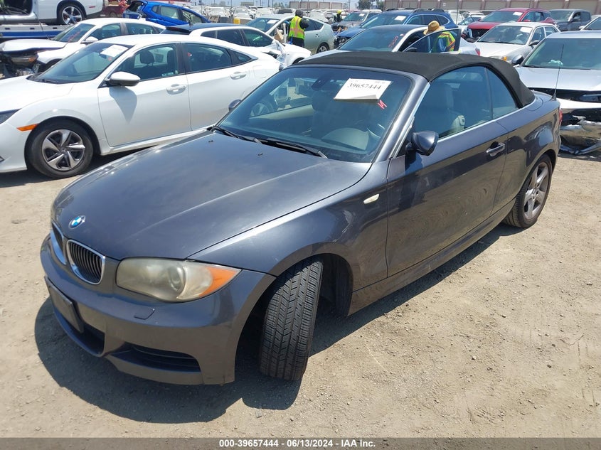 2008 BMW 135I VIN: WBAUN93568VF56083 Lot: 39657444