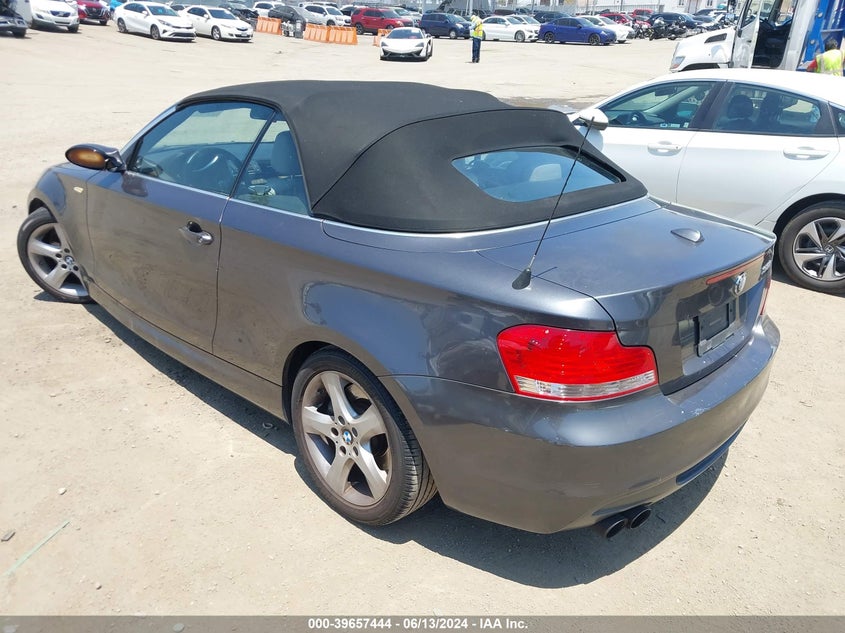 2008 BMW 135I VIN: WBAUN93568VF56083 Lot: 39657444