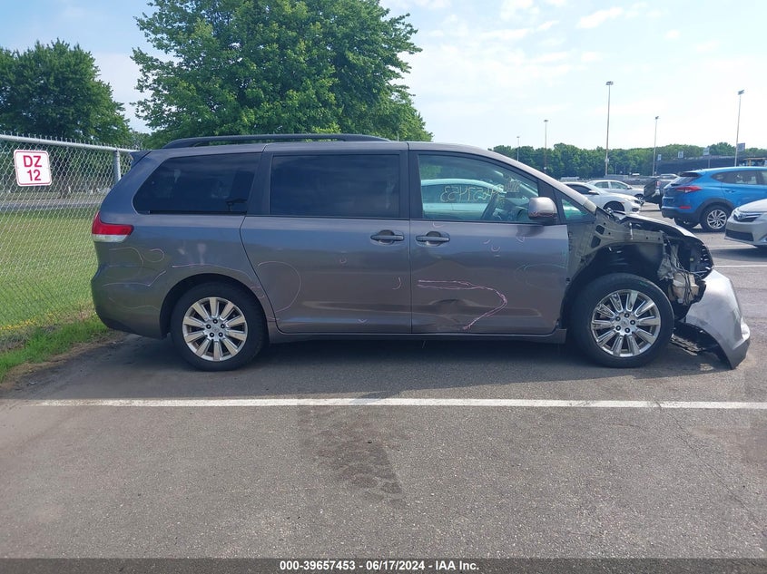 2012 Toyota Sienna Xle 7 Passenger VIN: 5TDDK3DC8CS041401 Lot: 39657453