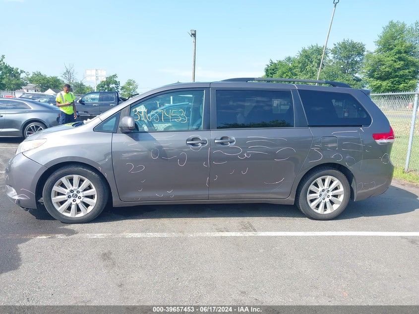 2012 Toyota Sienna Xle 7 Passenger VIN: 5TDDK3DC8CS041401 Lot: 39657453