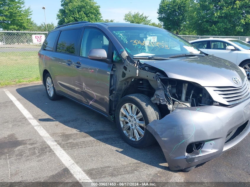 2012 Toyota Sienna Xle 7 Passenger VIN: 5TDDK3DC8CS041401 Lot: 39657453