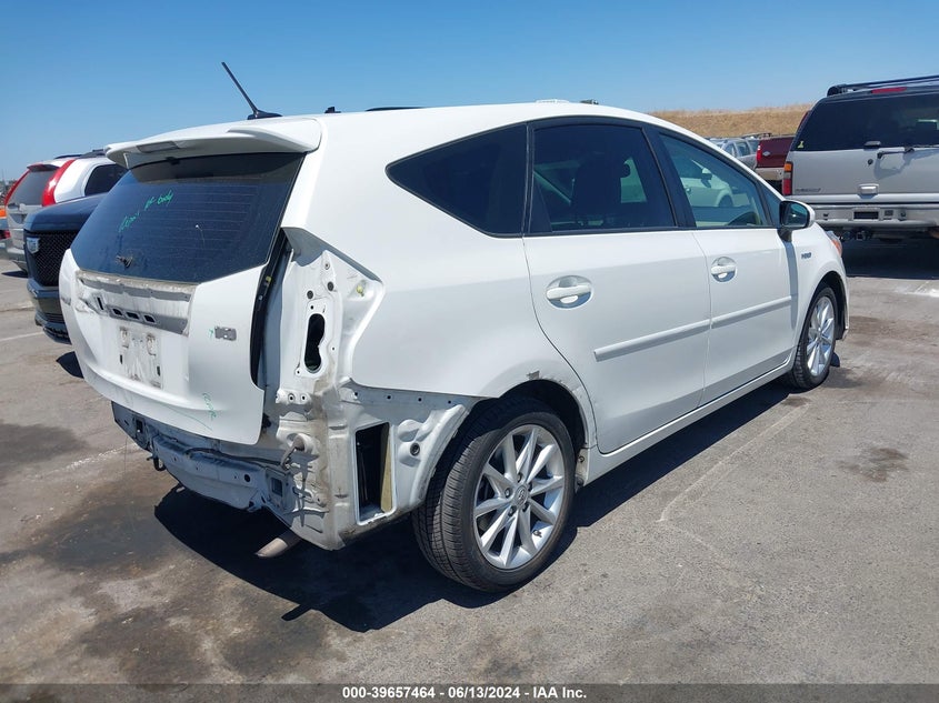 2013 Toyota Prius V Five VIN: JTDZN3EU2D3194119 Lot: 39657464