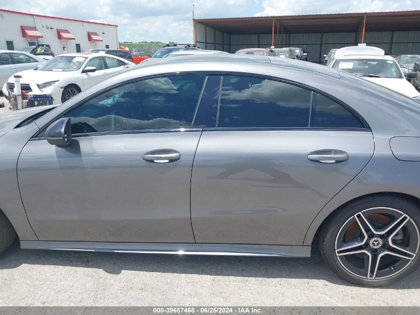 2020 Mercedes-Benz Cla 250 250 VIN: WDD5J4GB2LN078147 Lot: 39657468