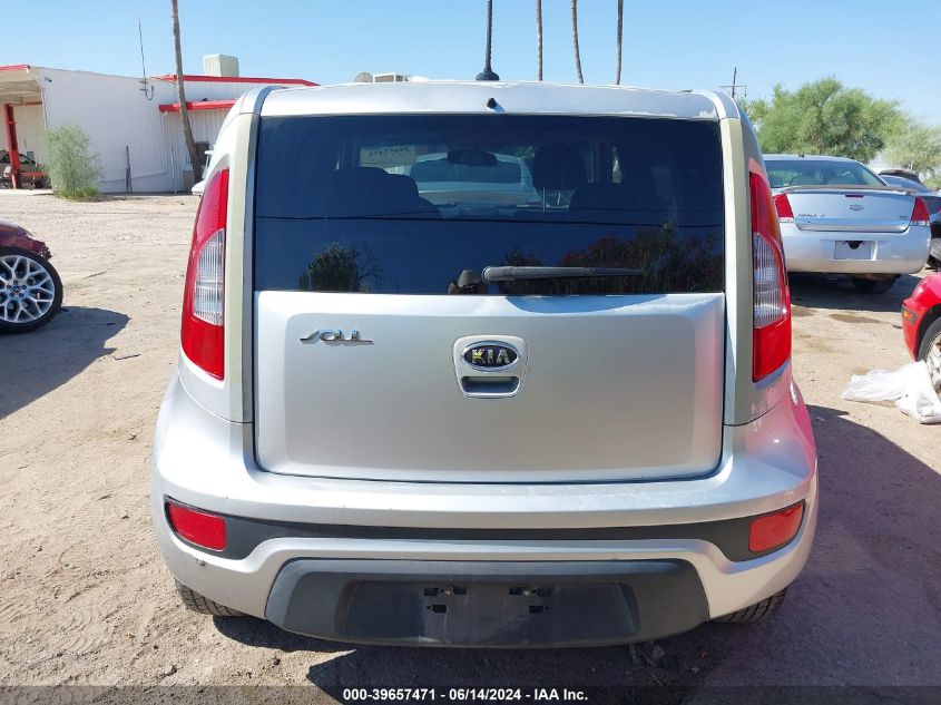 2012 Kia Soul + VIN: KNDJT2A68C7468032 Lot: 39657471