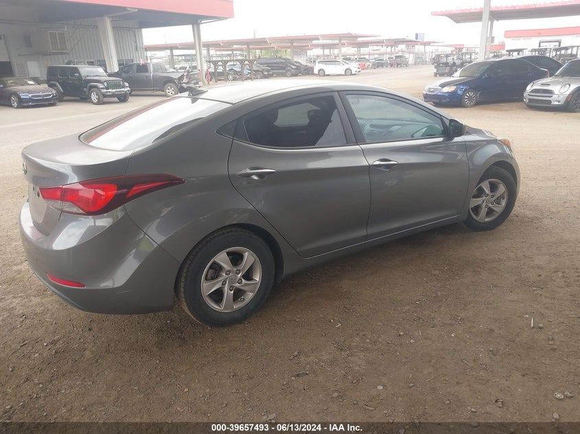 2014 Hyundai Elantra Se VIN: 5NPDH4AE0EH510418 Lot: 39657493