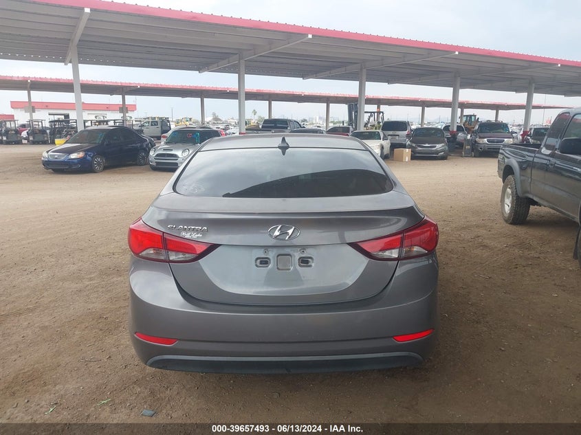 2014 Hyundai Elantra Se VIN: 5NPDH4AE0EH510418 Lot: 39657493