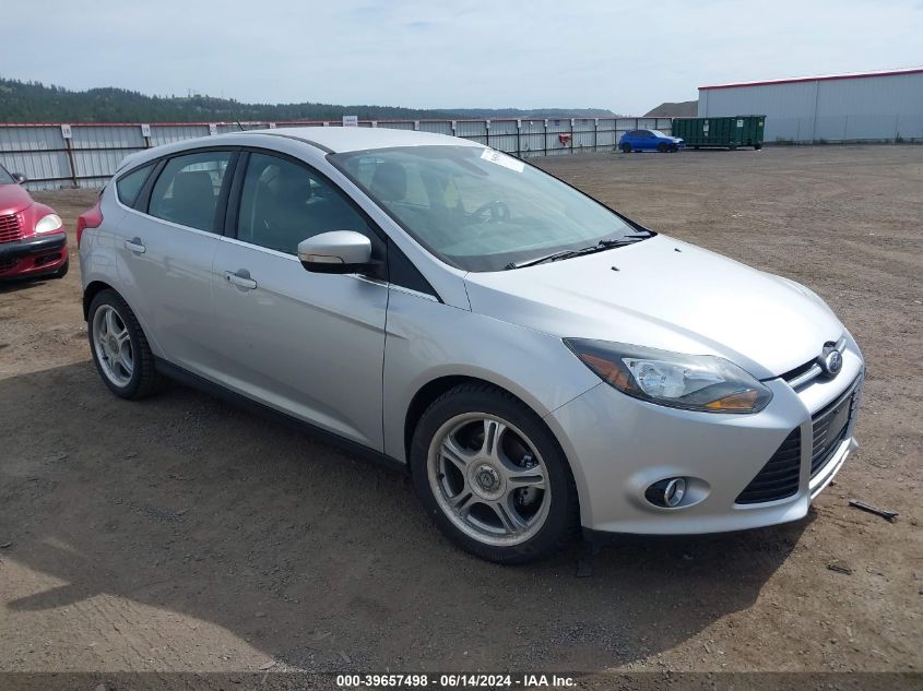 2012 Ford Focus Titanium VIN: 1FAHP3N27CL274296 Lot: 39657498