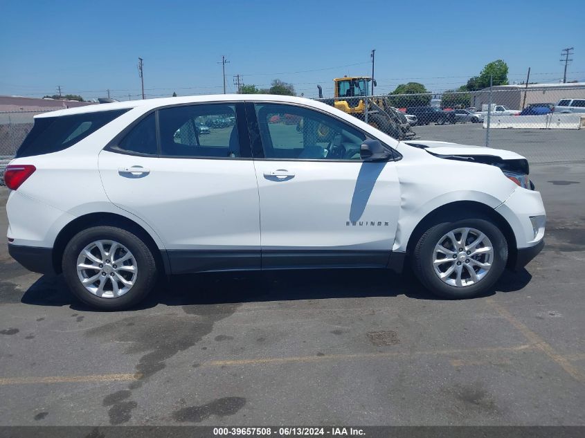 2019 Chevrolet Equinox Ls VIN: 2GNAXHEV1K6170789 Lot: 39657508