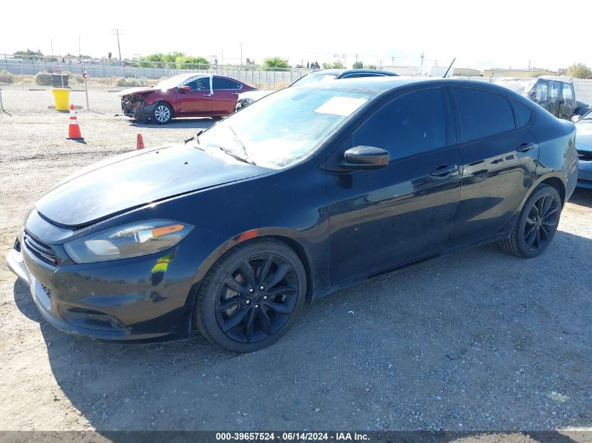 2016 Dodge Dart Sxt Sport Blacktop VIN: 1C3CDFFA7GD819938 Lot: 39657524