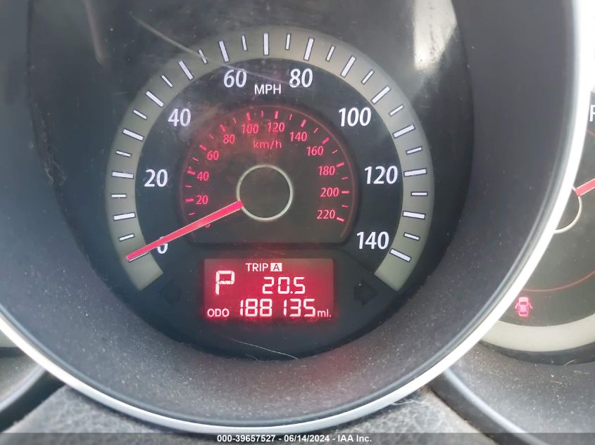 2010 Kia Forte Ex VIN: KNAFU4A25A5810330 Lot: 39657527