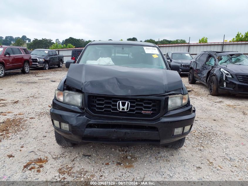 2013 Honda Ridgeline Sport VIN: 5FPYK1F77DB008733 Lot: 39657528