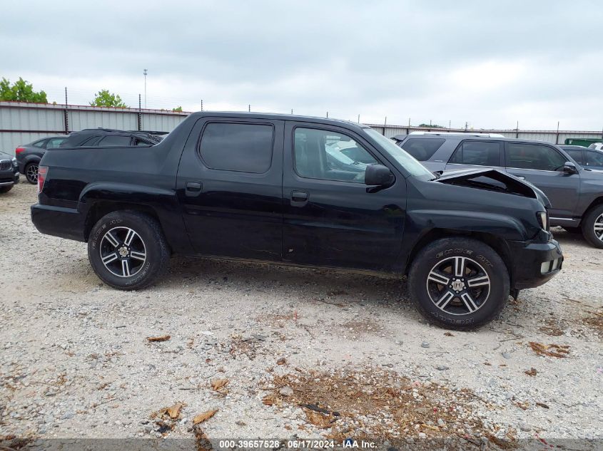 2013 Honda Ridgeline Sport VIN: 5FPYK1F77DB008733 Lot: 39657528