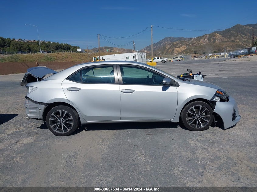 2017 Toyota Corolla Se VIN: 5YFBURHE0HP707778 Lot: 39657534