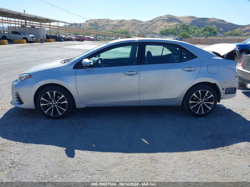 2017 Toyota Corolla Se VIN: 5YFBURHE0HP707778 Lot: 39657534