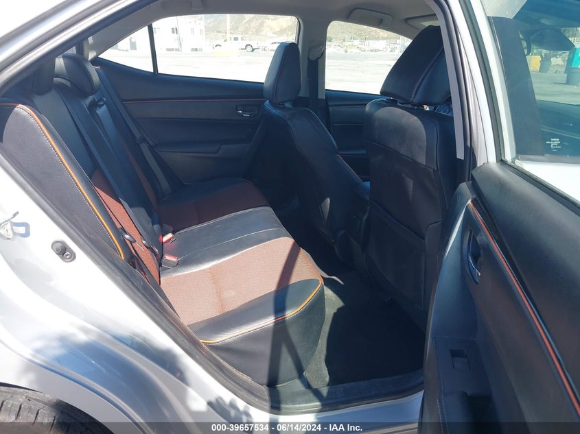 2017 Toyota Corolla Se VIN: 5YFBURHE0HP707778 Lot: 39657534