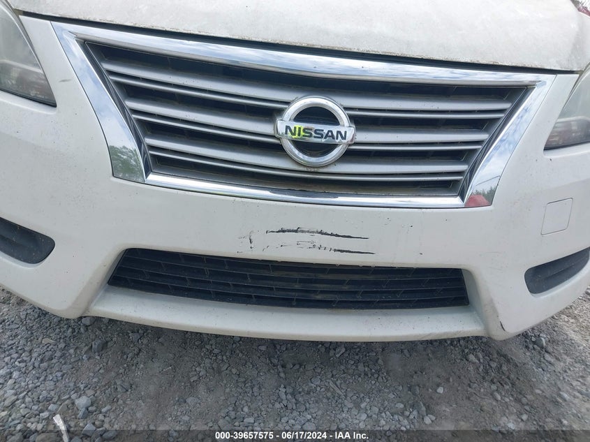 2014 Nissan Sentra Fe+ S/Fe+ Sv/S/Sl/Sr/Sv VIN: 3N1AB7APXEL633797 Lot: 39657575