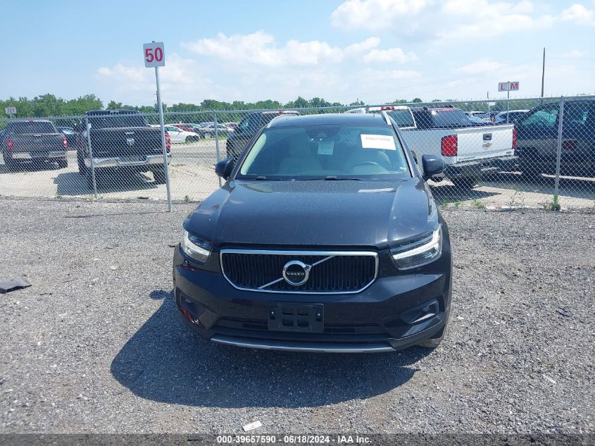 2020 Volvo Xc40 T5 Momentum VIN: YV4162UKXL2335461 Lot: 39657590