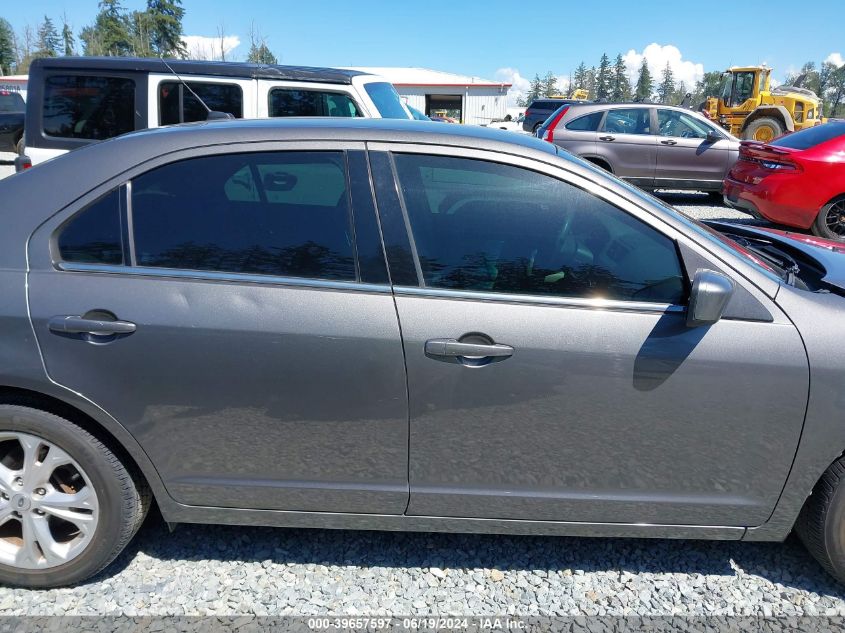 2012 Ford Fusion Se VIN: 3FAHP0HA1CR239742 Lot: 39657597