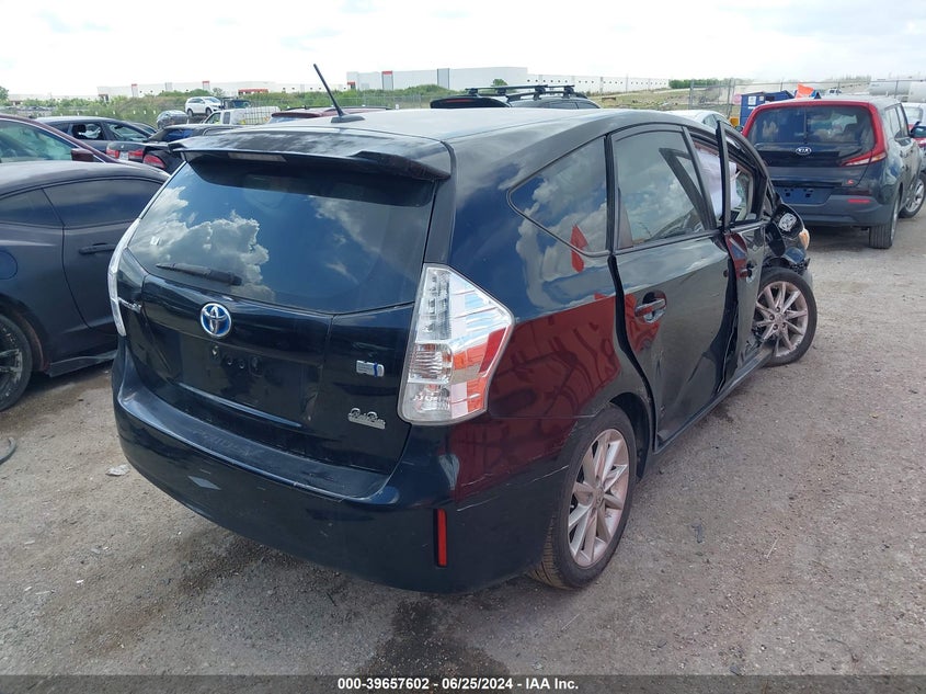 2012 Toyota Prius V VIN: JTDZN3EU3C3026522 Lot: 39657602