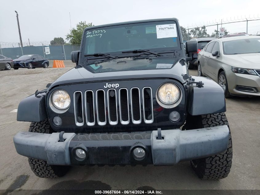 2016 Jeep Wrangler Unlimited Sahara VIN: 1C4BJWEGXGL237103 Lot: 39657604