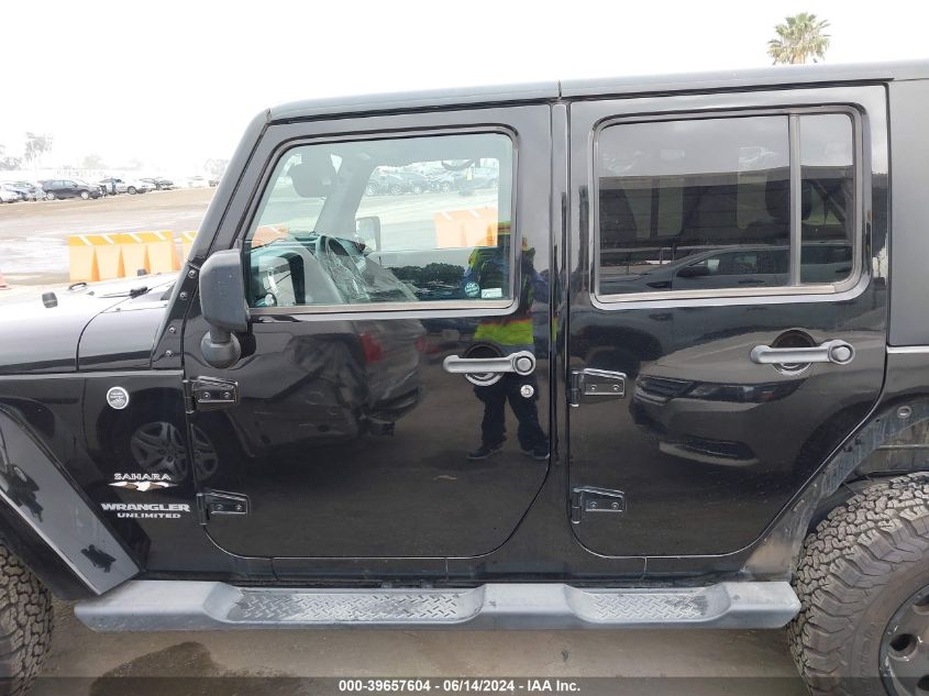 2016 Jeep Wrangler Unlimited Sahara VIN: 1C4BJWEGXGL237103 Lot: 39657604