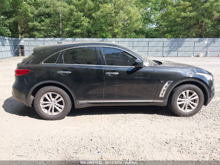 2016 Infiniti Qx70 VIN: JN8CS1MW9GM750726 Lot: 39657622