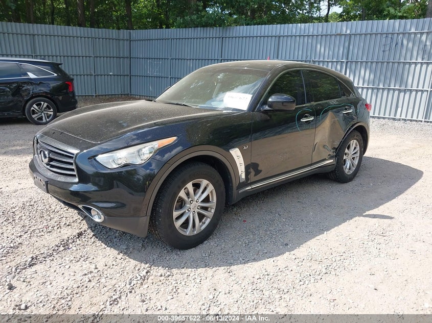 2016 Infiniti Qx70 VIN: JN8CS1MW9GM750726 Lot: 39657622