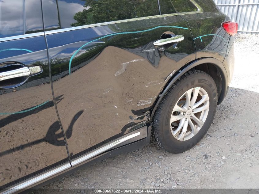 2016 Infiniti Qx70 VIN: JN8CS1MW9GM750726 Lot: 39657622