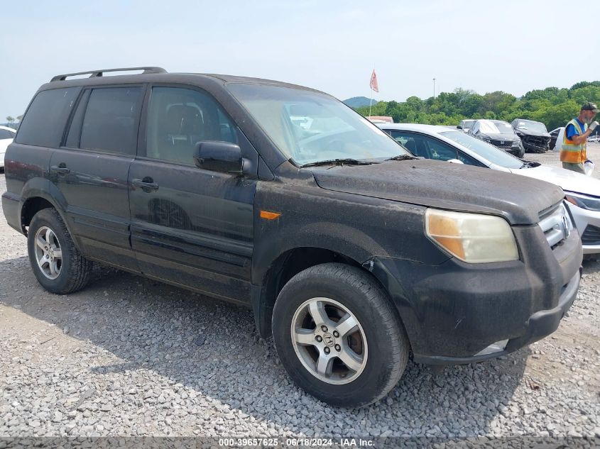 2006 Honda Pilot Ex-L VIN: 2HKYF18526H512460 Lot: 39657625