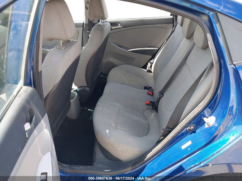 2016 Hyundai Accent Se VIN: KMHCT4AE1GU968807 Lot: 39657636