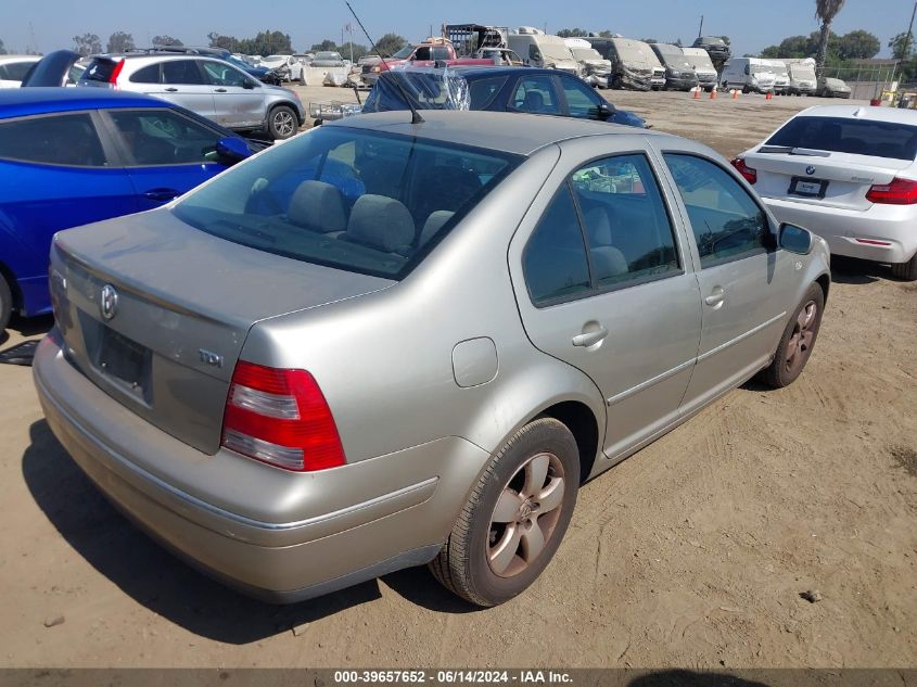 2004 Volkswagen Jetta Gls Tdi VIN: 3VWSR69M94M077327 Lot: 39657652