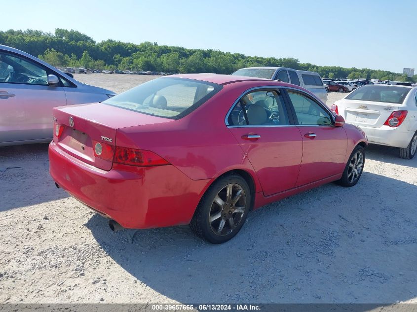 2004 Acura Tsx VIN: JH4CL969X4C031421 Lot: 39657665