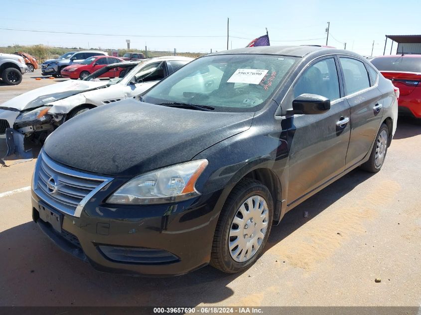 2014 Nissan Sentra S VIN: 3N1AB7AP3EY202365 Lot: 39657690