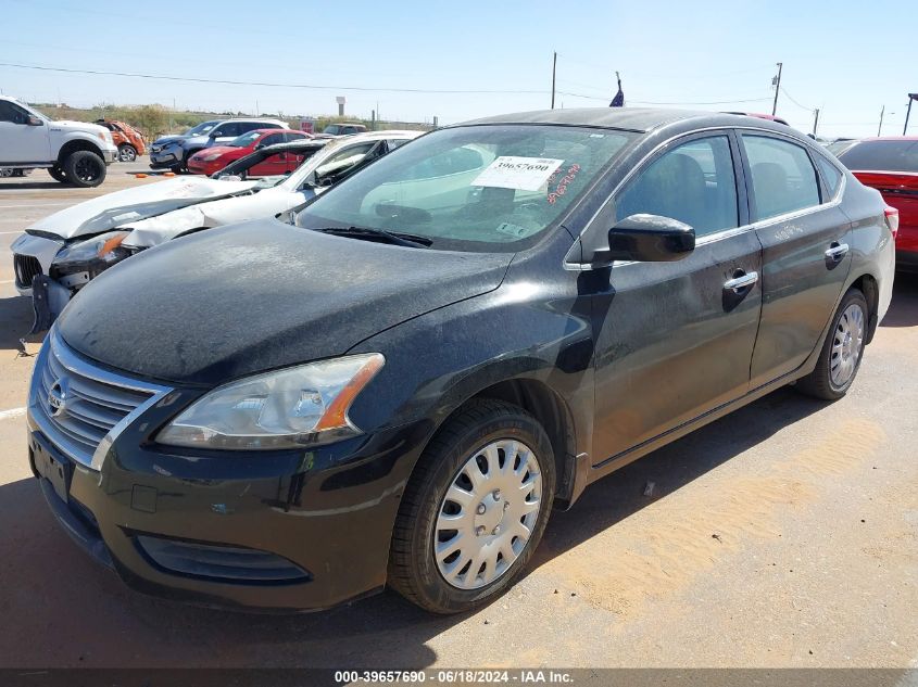 2014 Nissan Sentra S VIN: 3N1AB7AP3EY202365 Lot: 39657690