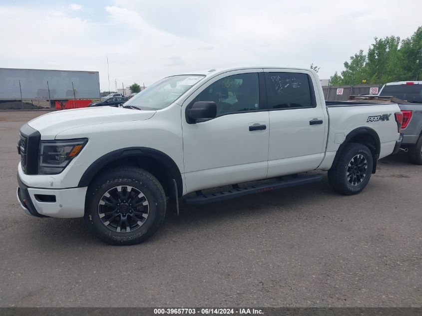 2021 Nissan Titan Pro-4X 4X4 VIN: 1N6AA1ED5MN523247 Lot: 39657703