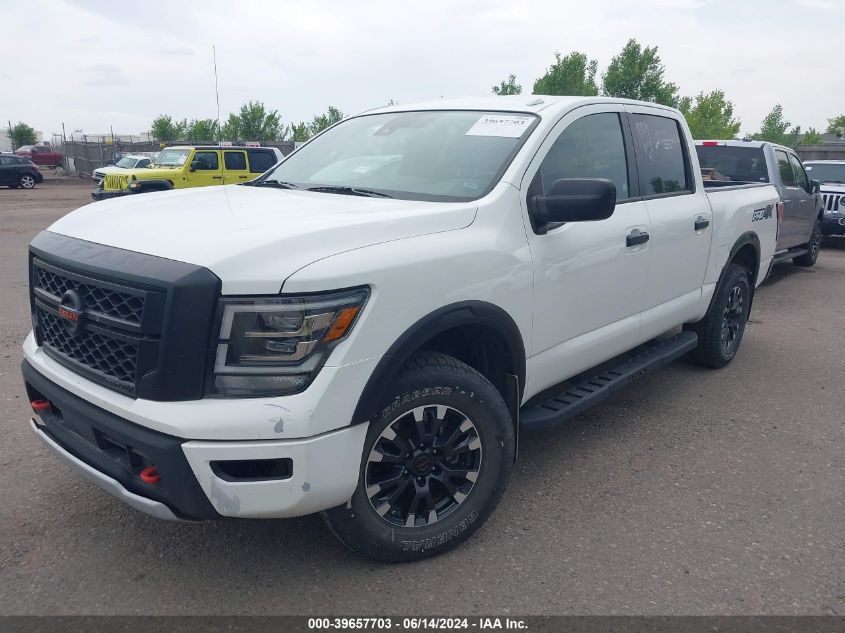 2021 Nissan Titan Pro-4X 4X4 VIN: 1N6AA1ED5MN523247 Lot: 39657703